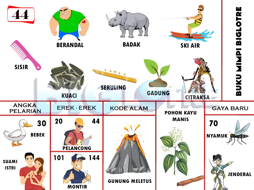 buku mimpi erek erek togel 44